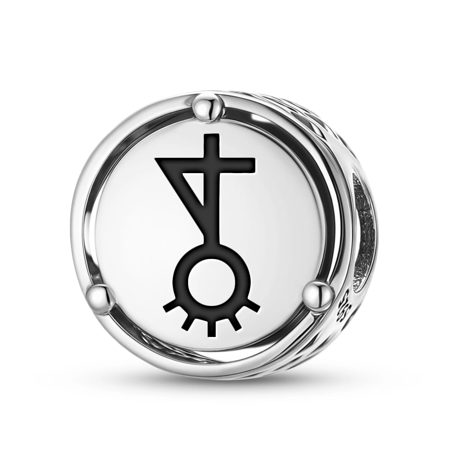 Tarot The Hanged Man Charm-Anhänger aus 925er-Sterlingsilber, passend für Original-Armbänder, DIY-Schmuck, Accessoires, Familienperle