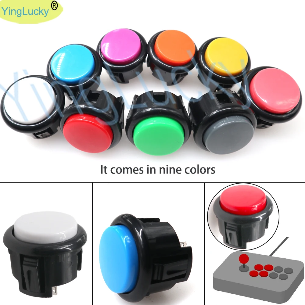 Фото Копирование ключа Sanwa Card, Black Edge, микс цветов, аркадная консоль, джойстик Street Fighter, кнопка 30 мм №1