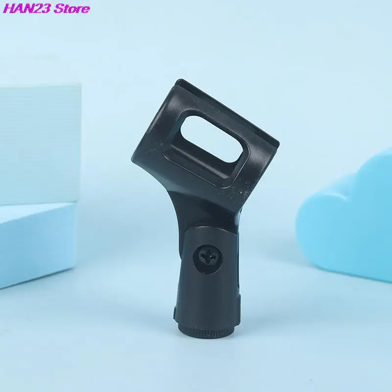 1Pc 25-46mm Universal Microphone Clip For Shure Mic Holder Handheld Microphone Wireless/Wire Mic Stand Accessory Black microphone clip holder