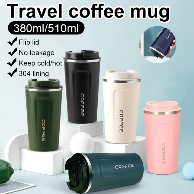 380/510ML Stainless Steel Coffee Mug Leak-Proof Thermos Travel Thermal  Vacuum Flask Insulated Cup Milk Tea Water Bottle RR2187 - AliExpress