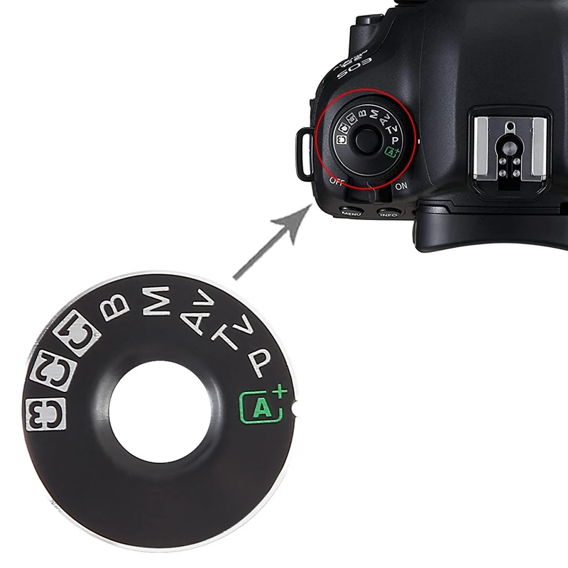 For Canon EOS 5D Mark III OEM Mode Dial Iron Pad