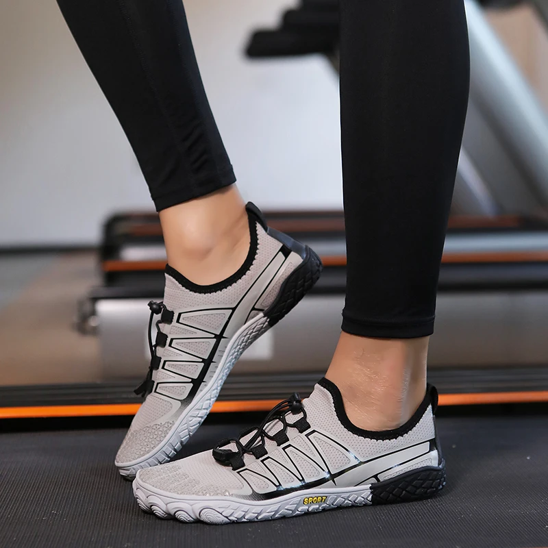 Big Size Aqua Shoes for Men Women Breathable Mesh Water Shoes for