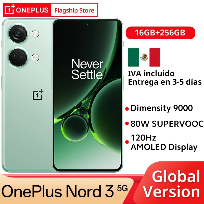 Global Version OnePlus Nord 3 5G 16GB 256GB 50MP Camera 80W SUPERVOOC  6.74”120Hz Display Dimensity 9000 - AliExpress