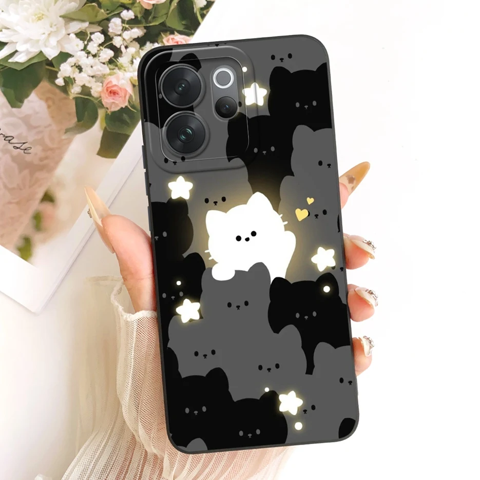Cute Dog and Panda Cartoon Soft TPU Phone Case - Enhanced Protection and Style