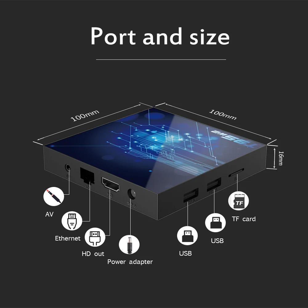 Amlogic S905W2 TV Box, Frete Grátis, Decodificador,