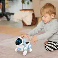 Robot Dog For Kids RC Stunt Toy Dog Funny Interactive Stunt Puppy With Sound For Kid Child Age 3-7 2