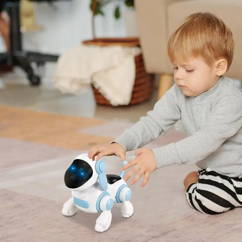 Robot Dog For Kids Remote Control Dancing And Walking RC Robot Funny Interactive Stunt Puppy With Sound For Kid Child Age 3-7 2
