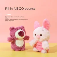 Miniso Pooh Bear Lots-O'-Huggin' Bear Chip Q Version Plush Keychain Pendant Cute Plush Backpack Pendant Girl Birthday Gift 1