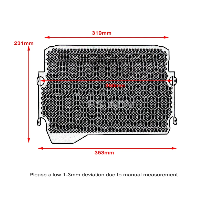Motorcycle Radiator Grille Cover for Yamaha MT-07 FZ-07 2014-