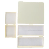 Plastic Microscope Glass Slide Box 25/50/100pcs Biological Slices Storage Case Holder for Prepared Microscope Slides 6