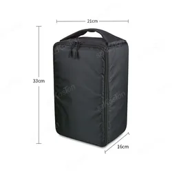 Shockproof Gear Protection Carrying Case with Padded Interior Dividers (Black 21x16x33cm)