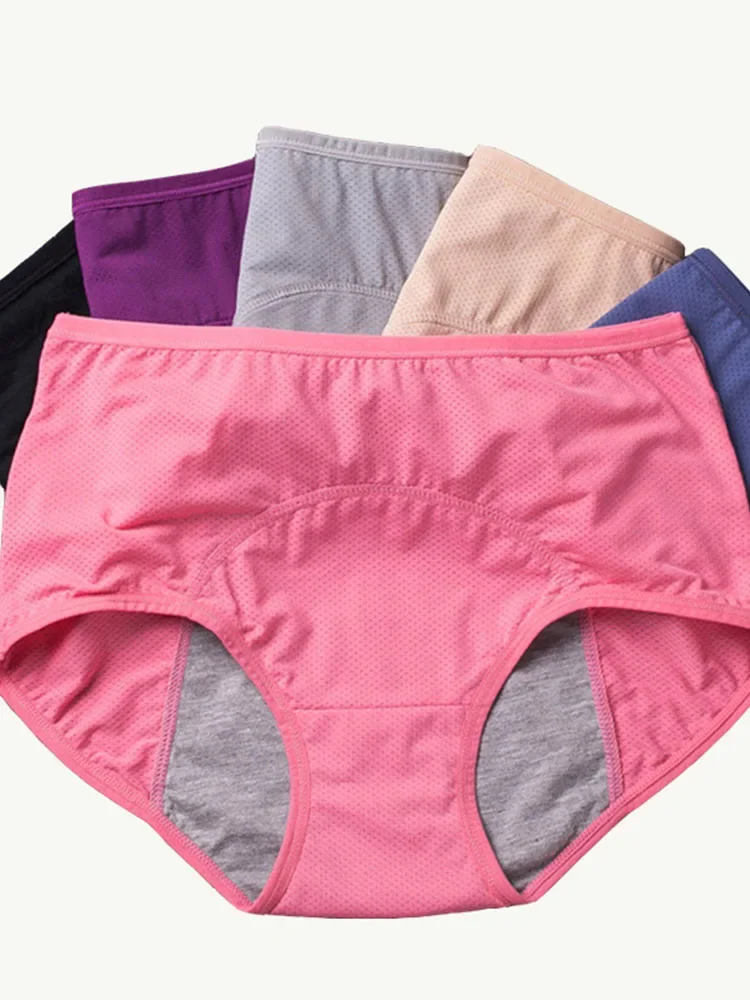 

Bragas menstruales a prueba de fugas para mujer, pantalones fisiológicos, ropa interior cómoda para el período, calzoncillos imp