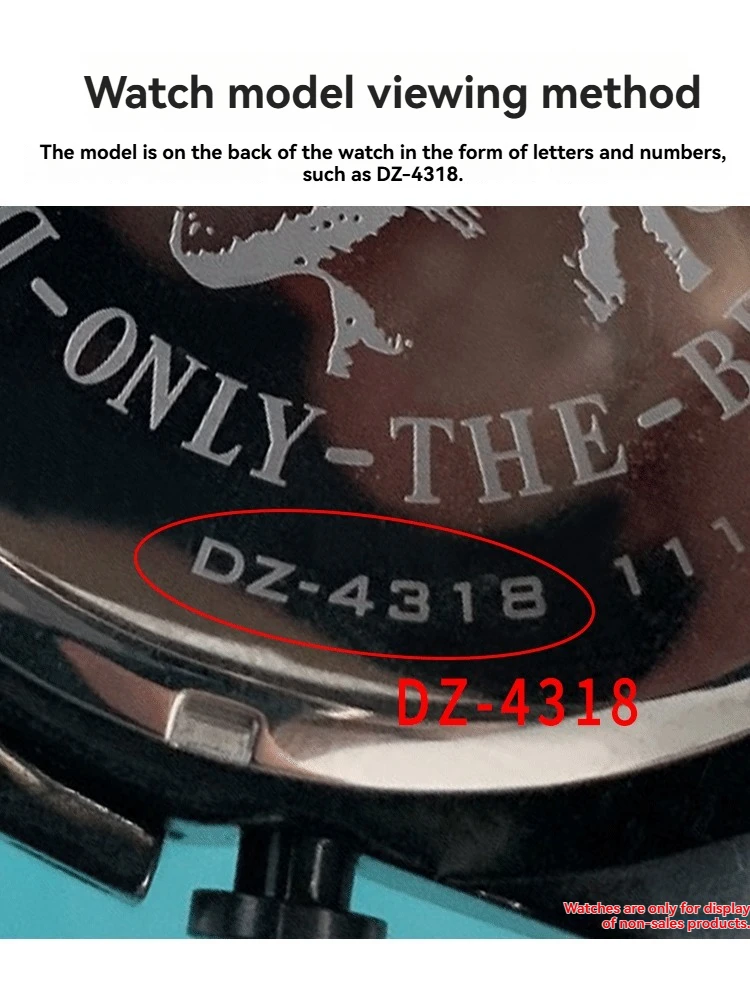 삼각형 달력이 있는 디젤 DZ4474 DZ4484 DZ4524에 적합한 평면 미네랄 유리 41mm 시계 거울 시계 액세서리