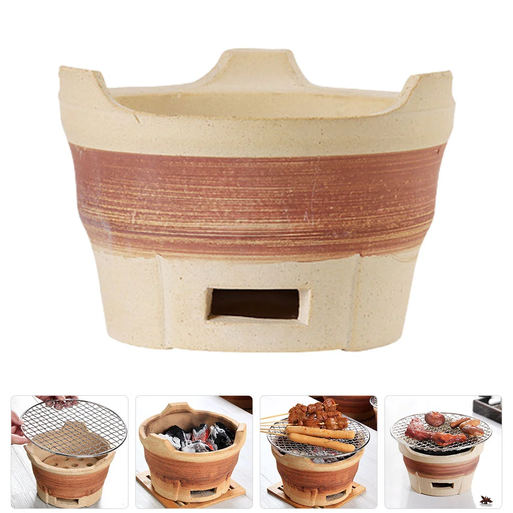 CharcoalGrillStoveMiniOutdoorBbqToolPortableFoodBarbecue