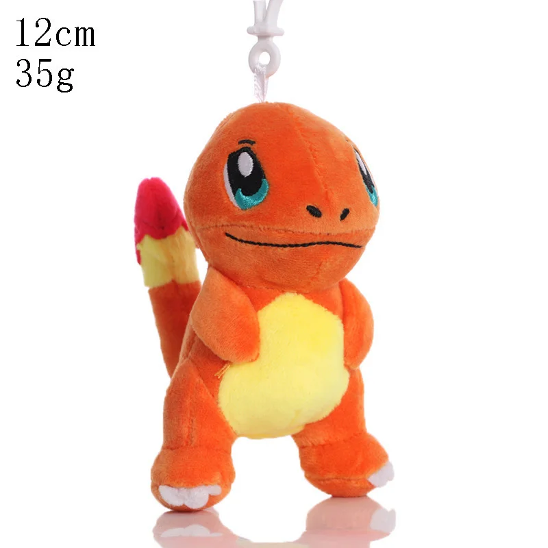 thumbnail image 1 of 10-14cm Pokemon Plush Stuffed Toys Pikachu Squirtle Gengar Psyduck Eevee Cartoon Figure Keychain Pendant Doll Baby Birthday Gift, 1 of 5