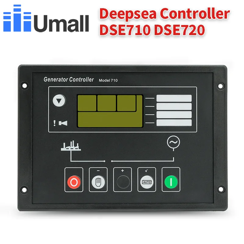 

DSE710 DSE720 Generator Controller Self-starting Control Module Diesel Generator Parts LCD Display Genset Monitors Hohochai