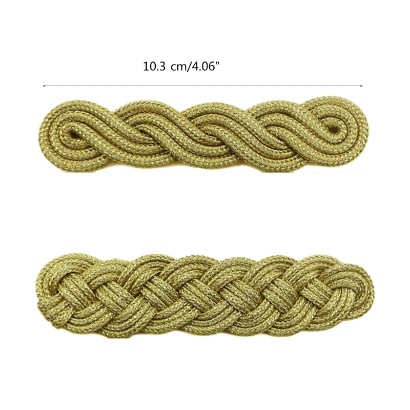 Traditional Chinese Knot Buttons Cheongsam Fastener Closures DIY Sewing Costume Knot Fastener Tang Suit Invitation Gift Box DIY