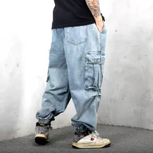 Ecko-pantalones vaqueros de Hip-Hop para hombre, ropa de calle holgada, talla grande, para motorista, novedad de 2022, S-5XL - Ropa de hombre