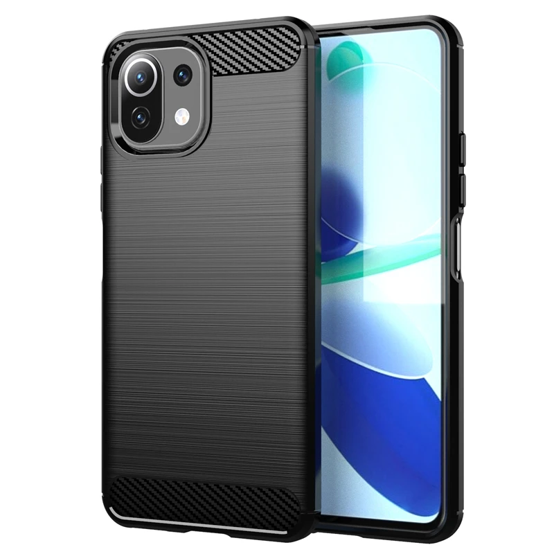 For Cover Xiaomi Mi 11 Lite 5G NE Case For Mi 11 Lite 5G NE Capas Shockproof Phone Bumper TPU Cover For Mi 11 Lite 5G NE Fundas — view 2