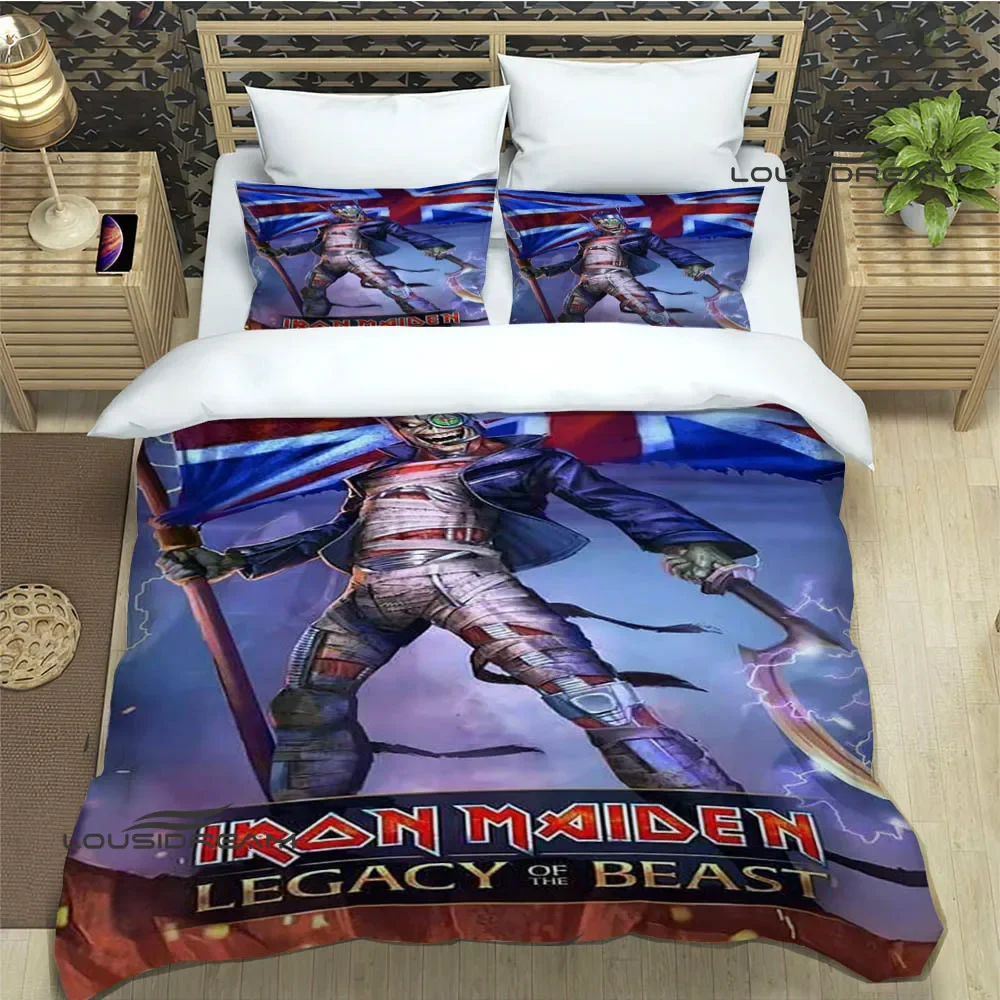 3D Rock band I-Iron-M-Maiden Bedding Sets exquisite bed supplies set duvet cover comforter set bedding set luxury birthday gift 2