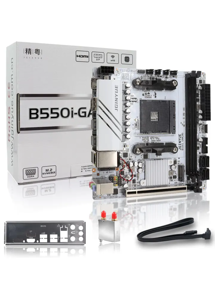 JGINYUE B550I GAMING マザーボード：AMD Ryzen 4000/5000対応