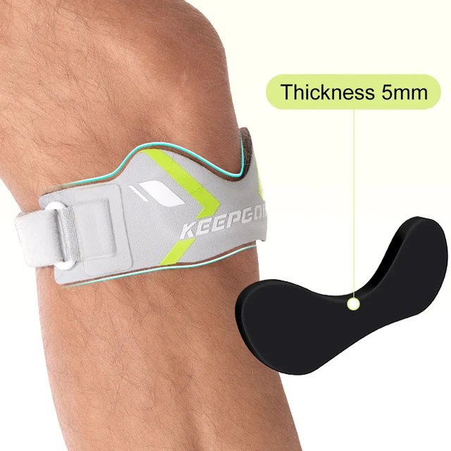 1PCS Patella Knee Strap Band for Knee Pain Knee Support Patella Stabilizer Braces Tendon Ergonomic Pad 2