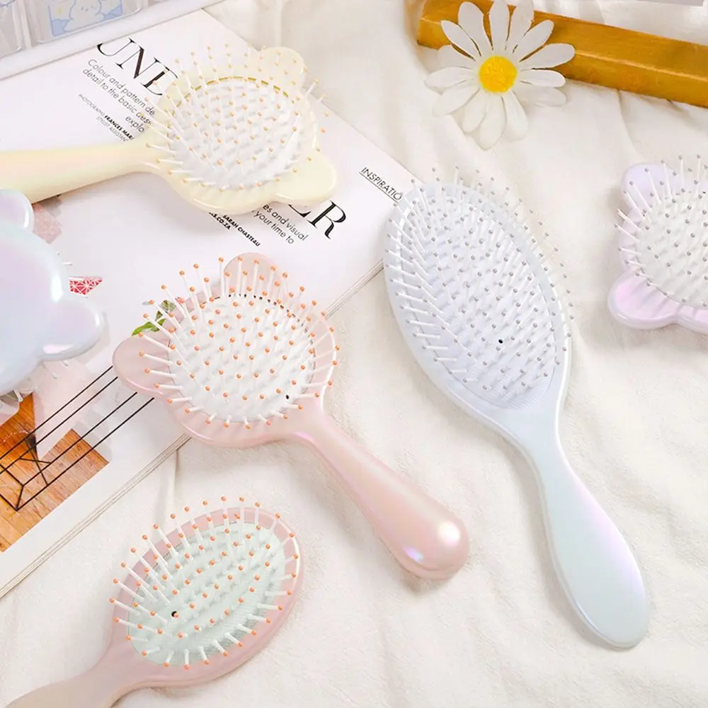 

Блестящий стиль, портативный перламутровый цвет, инструмент для укладки, массажа кожи головы, уход за волосами, щетка для волос для мужчин