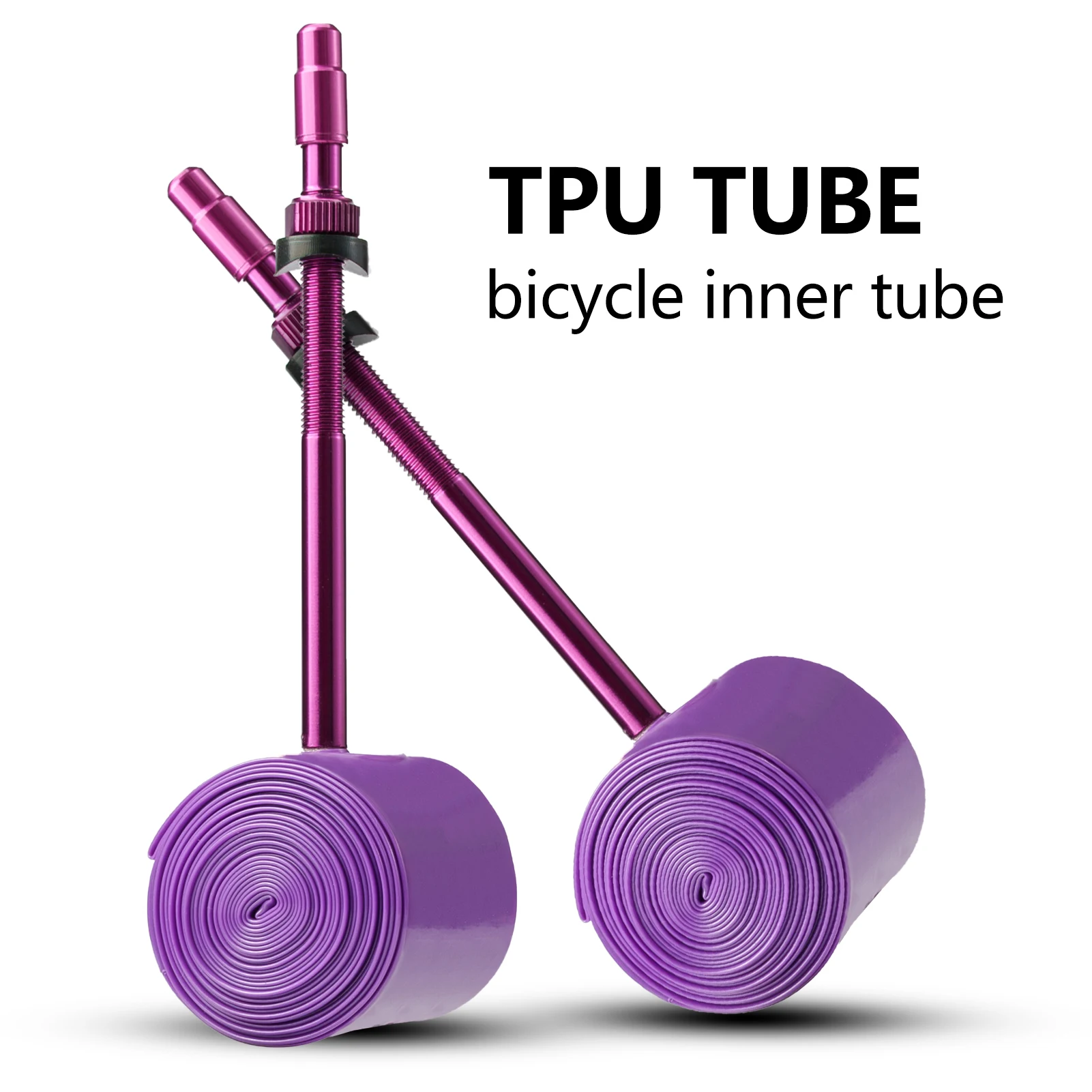 OFFBONDAGE Ultralight TPU Bike Inner Tube - Lightweight Road Bicycle Tube with French Valve