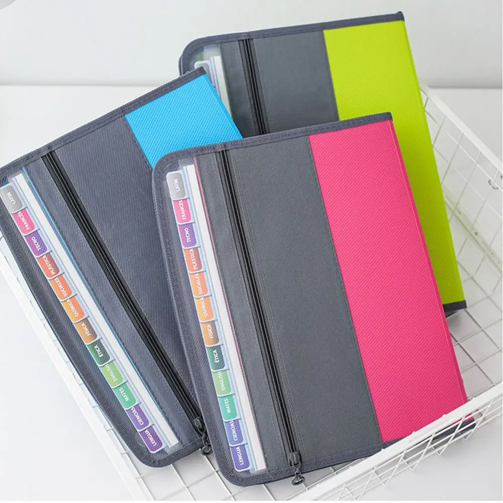 

School Accordion Bag Storage Wallet Briefcases Document Organiser Document Organ Bag Expanding Wallet A4 File Folder Bag