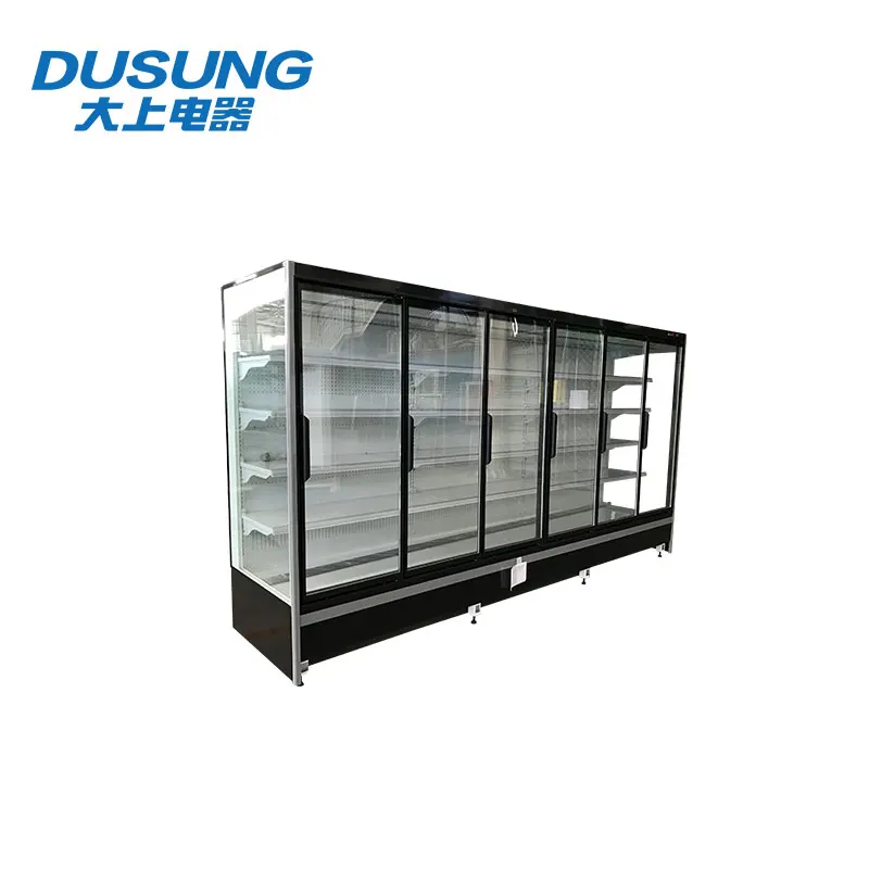 Supermarket Commercial Refrigerator Vegetable Fruit Cake Display Chiller - Image 5