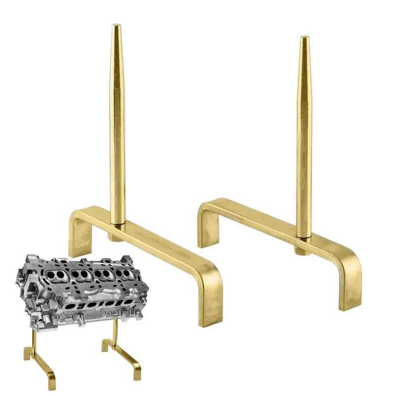 

Cylinder Head Stand Holder 2pcs Engine Stand Lifting Tool Holding Fixture With Tapered Mandrels Cylinder Head Porting Kit