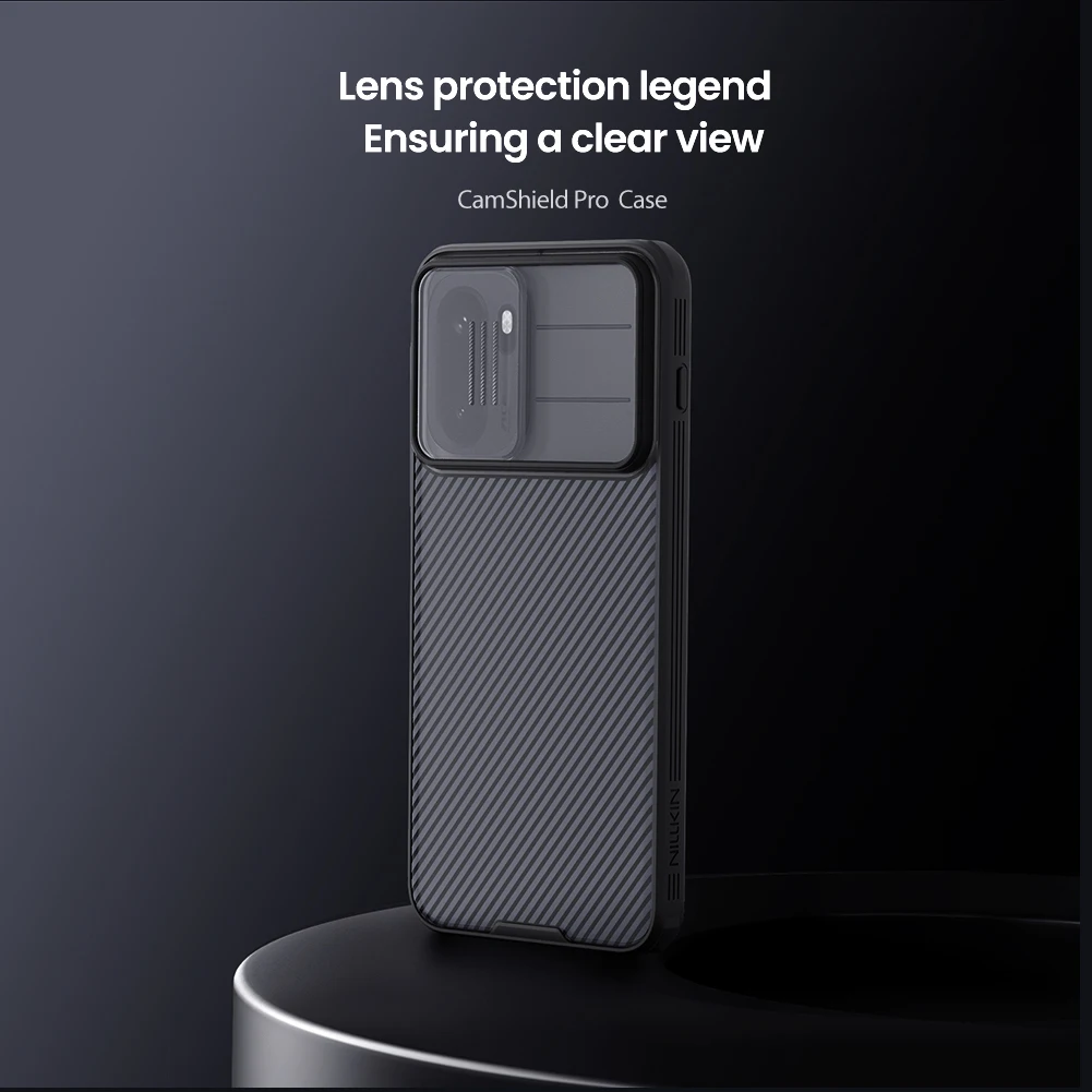 Für Oneplus 15R Hülle NILLKIN Fitted Case Camshield Super Frosted Shield Case Objektivschutzhülle – Detail 6