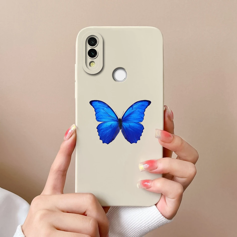 Fantasy Butterfly Soft Liquid Silicone Camera Protection Phone Back Cover Bumper Coque