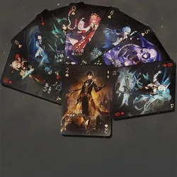 Genshin Impact Creative Cartoon Fun Family Party Playing Cards - 54 photos (Packaging is random)