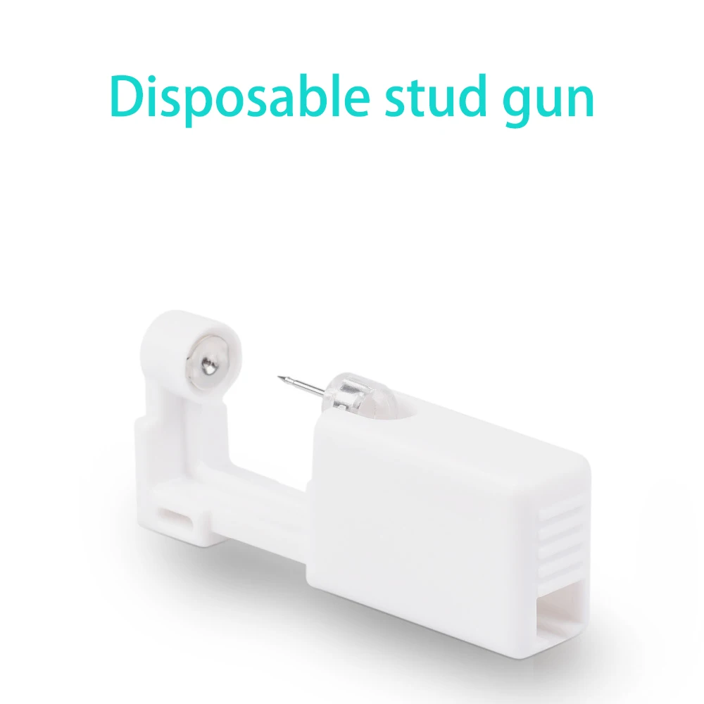 2 Pack Portable Ear Piercing Kit Ear Nail Gun Disposable Aseptic Household  3mm Ear Piercing Gun - AliExpress