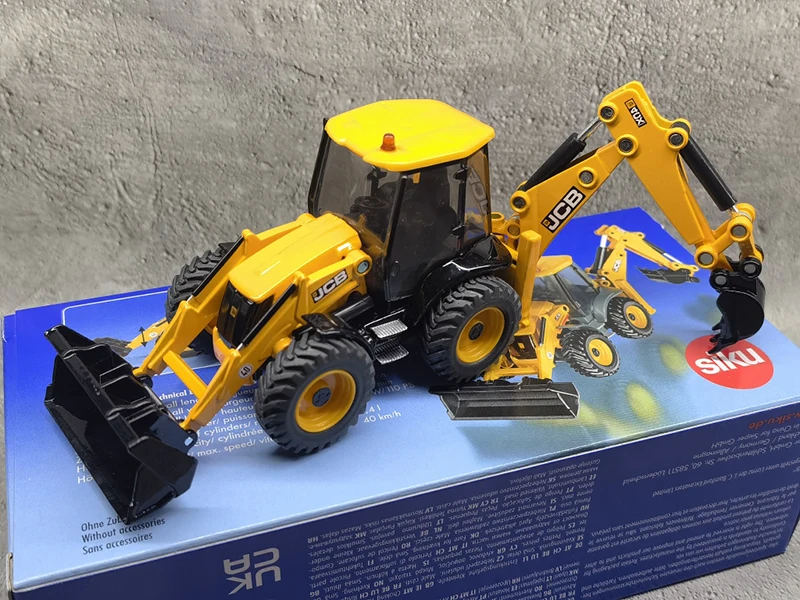 1:50 Scale Diecast Alloy JCB 4CX Backhoe Loader Engineering