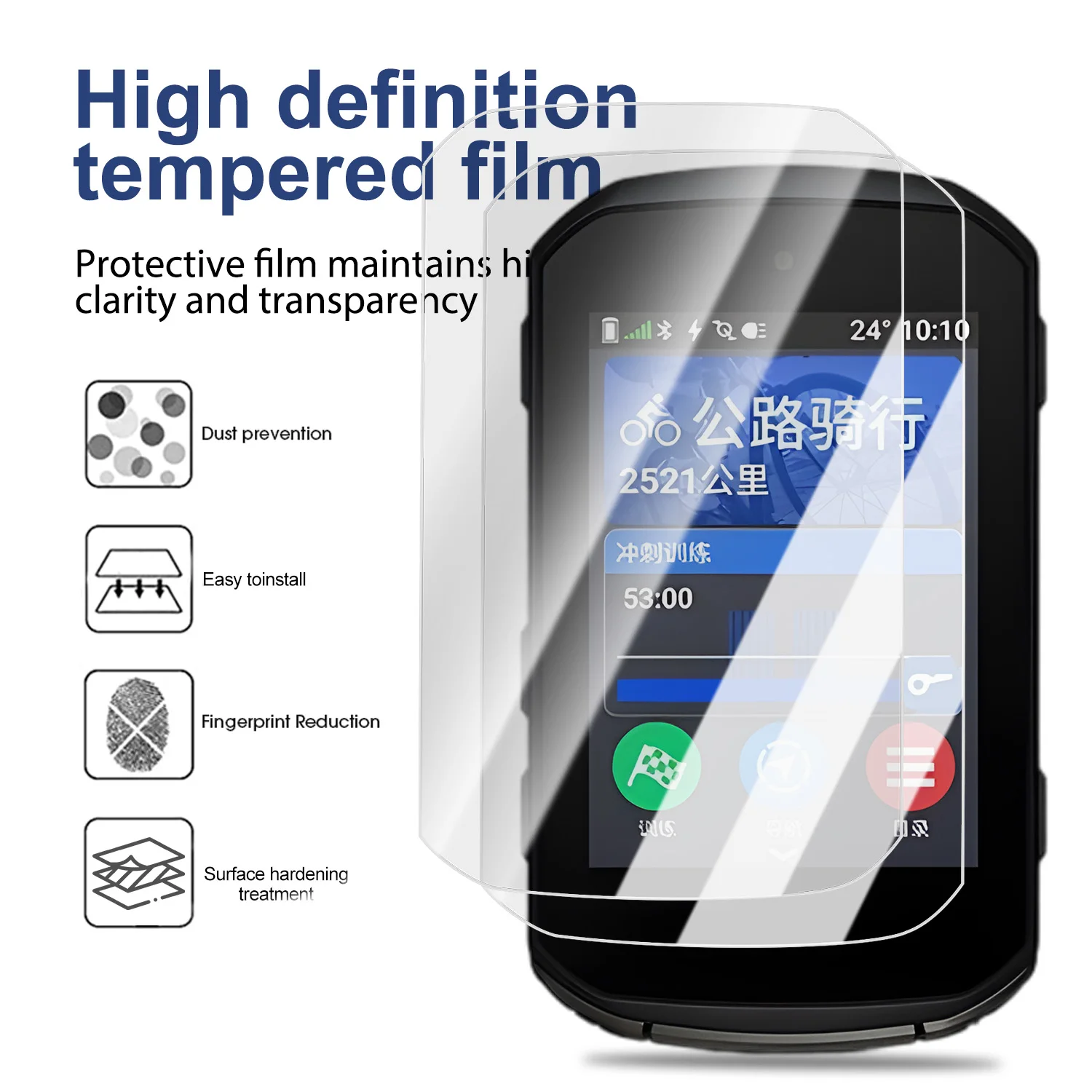 Premium Tempered Glass Screen Protectors – 9H Hardness, Anti-Scratch, Shockproof Protective Films