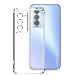 Shockproof Transparent Soft Silicone Phone Case | Enhanced Protection & Style for Tecno Camon 12 (FSKS)