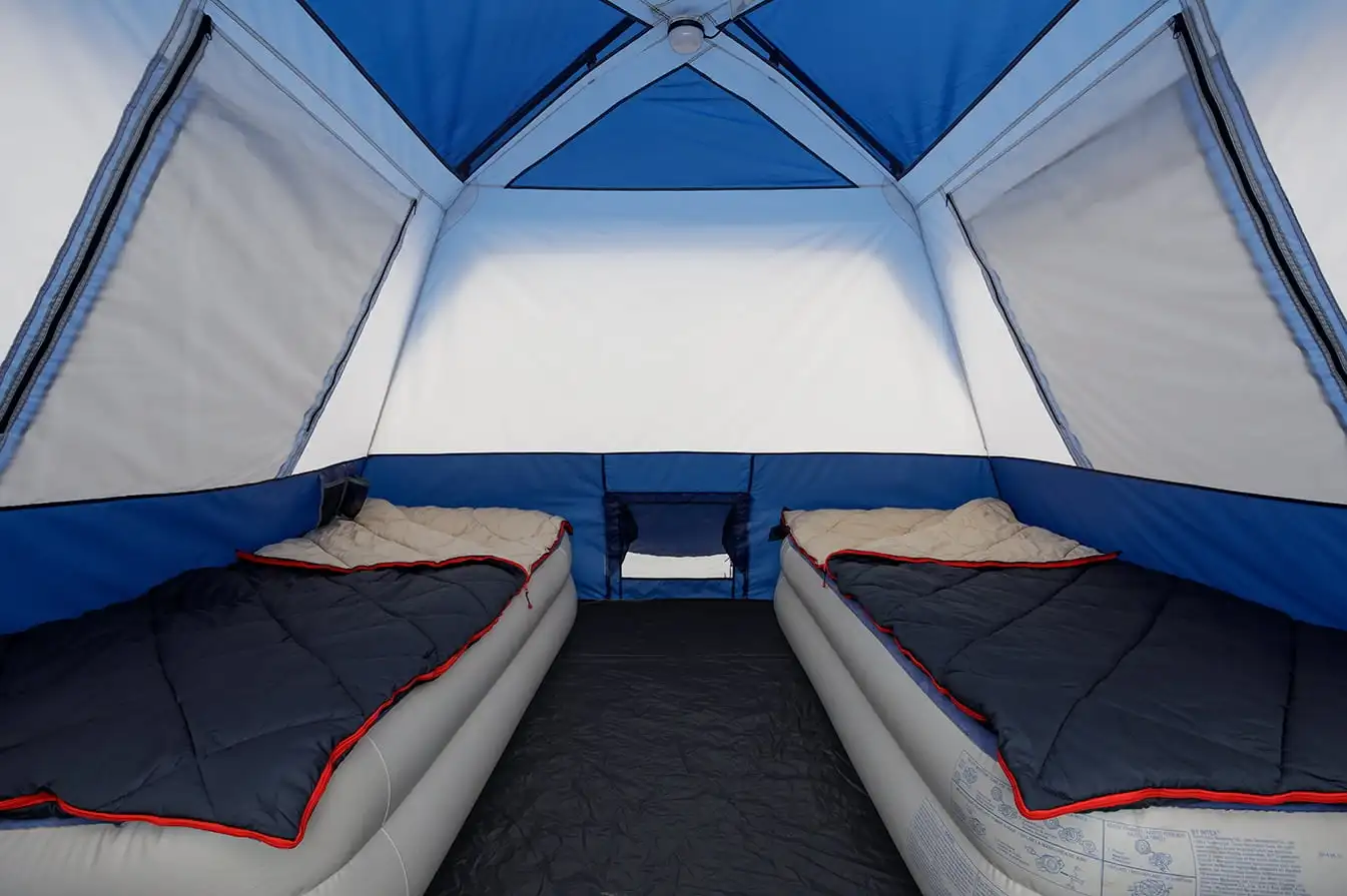 10’ x 9' 6-Person Instant Cabin Tent with LED Lighted Hub 3