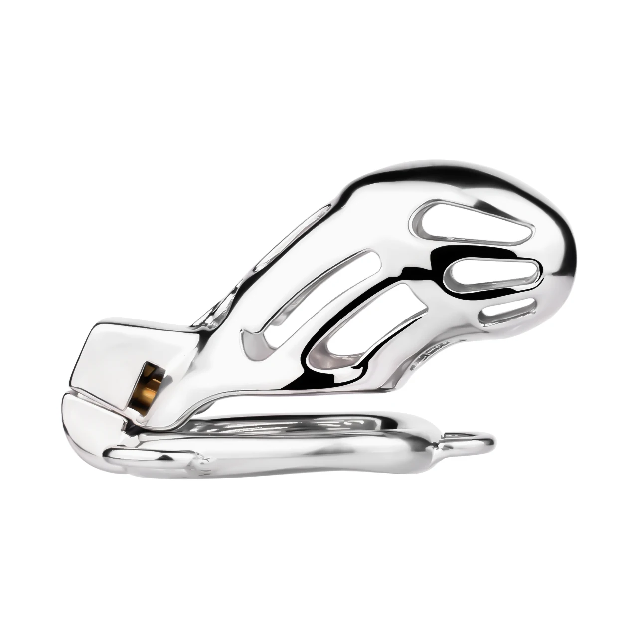 Steel Cobra Chastity Cock Cage Lock Cock Device Penis Ring Erotic Product Men Anti-Escape Abstinence Restraint