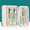 Portable 7Pcs/Set Stainless Steel Nail Clippers Kit Travel Manicure Tools Ear Cleaning Tools Nail Care Pedicure Tool 5