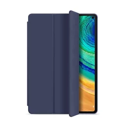Premium Magnetic Smart Sleep Case - Soft Silicone Cover for (8.4inch)MediaPad M6 (Blue)