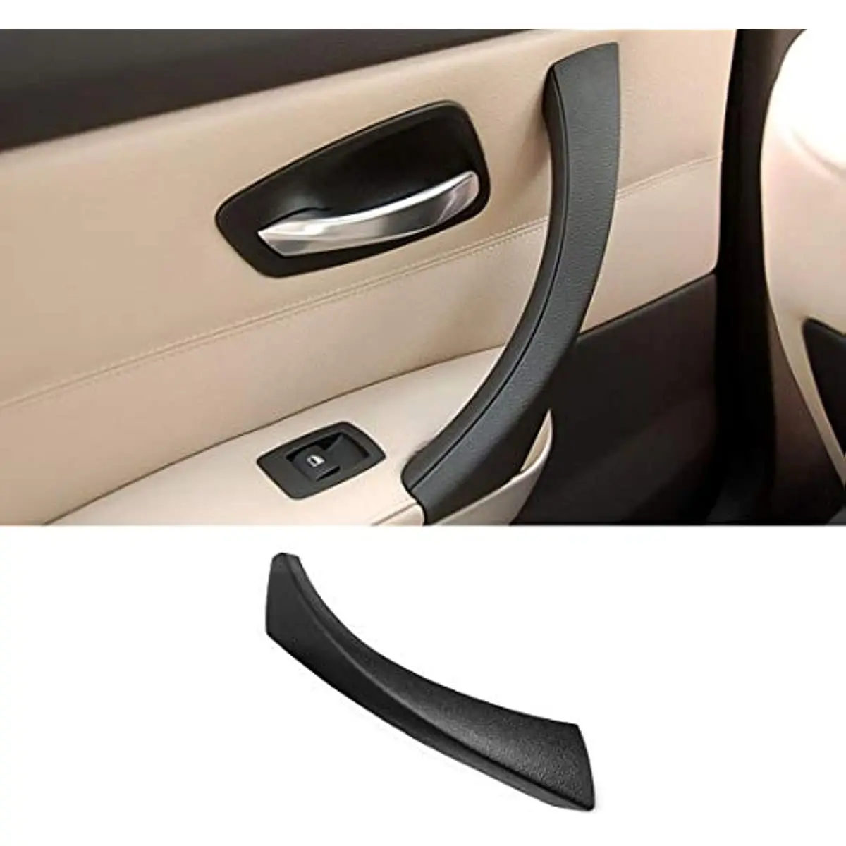 Left Side Door Handles Outer Cover For Bmw 3 Series E90/E91, Left Rear Door Handle Clasp Door Trim Covers 323 325 328 330 335