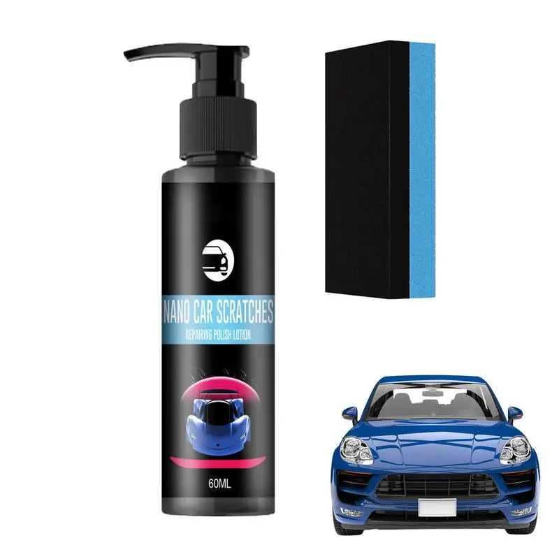 

Car Paint Restorer High Protection Scratch Remover Liquid 60ml Car Repair Fluid With Sponge Car Polishing Agent High Gloss Car