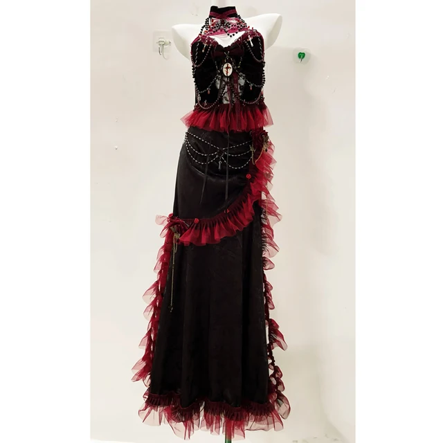 Halter Neck Top and Skirt Set 1