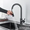 Pull Out Sensor Black Kitchen Faucet Sensitive Touch Control Faucet Mixer For Kitchen Touch Sensor Kitchen Mixer Tap 2