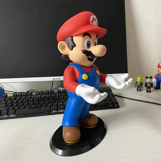 31cm Super Mario Flash Action Figure Toys Mario PS5 PS4 SWITCH Handle Phone  Holder Cartoon Desktop Decoration Toys Gift 2023 - AliExpress