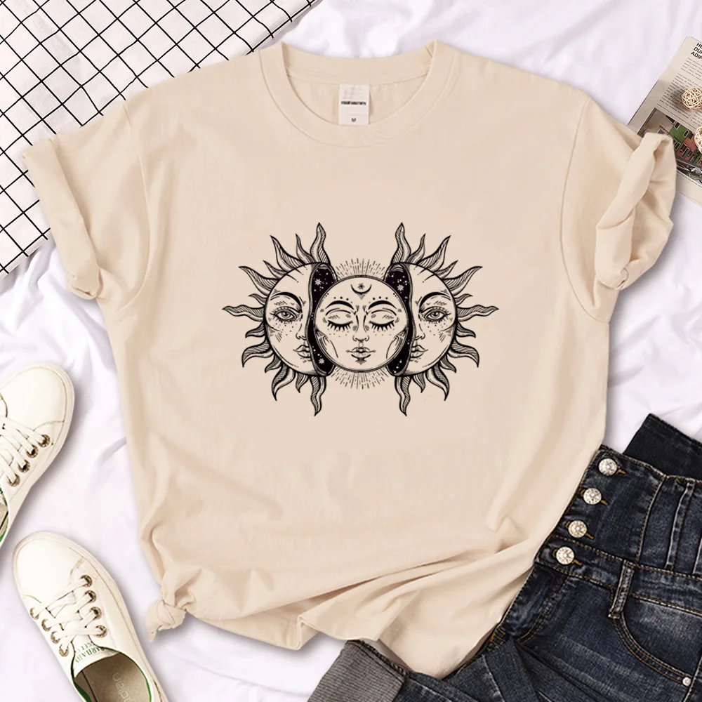 Witch Triple Moon Gothic Sun T-shirt 