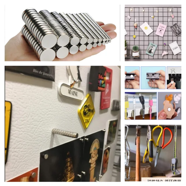 Super Powerful Magnets Disc Magnets for Fridge, DIY, Building, Scientific, Craft, Education, 5x2 8x2 10x2 10x3 5