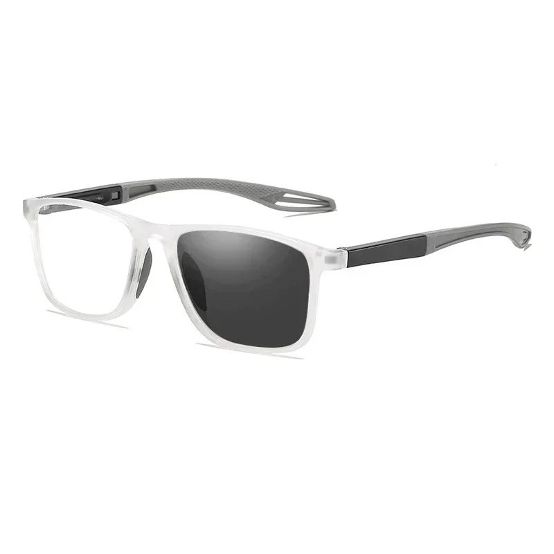 Presbyopic Glasses Photochromic Presbyopia Glasses Vintage TR90 Sports Color Changing Sunglasses Finished Reading Eyewear 0 To +4.0